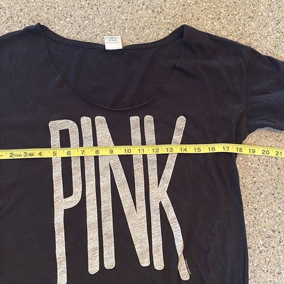 VICTORIA'S SECRET PINK Tie Front Logo Tee - Picture 8 of 9